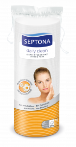 70 pcs Round Cotton Pads with Chamomile Extract